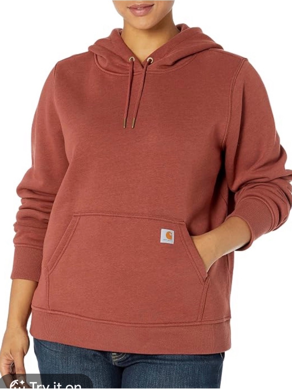 Carhartt Women's Clay Rose Pullover Hooded Sweatshirt
